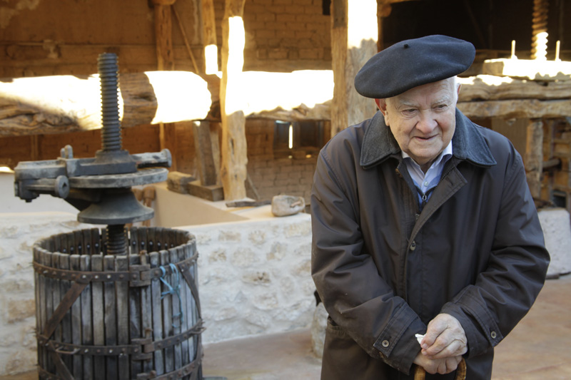 Una fotografía se Severino Sanz que da nombre a nuestra Bodega